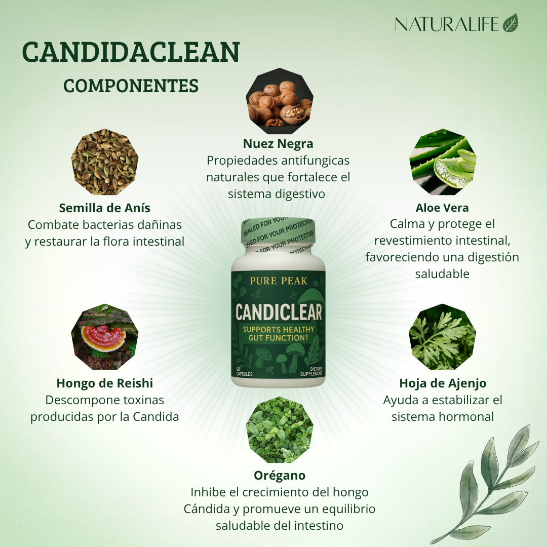 CandiClear 60 Caps™️ | Recupera tu Bienestar Digestivo
