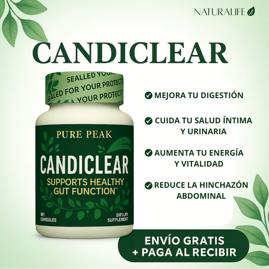 CandiClear 60 Caps™️ | Recupera tu Bienestar Digestivo