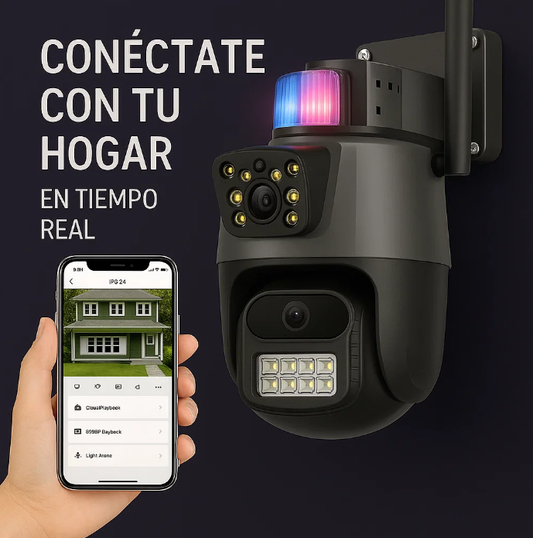 Cámara De Seguridad Exterior | Siente la seguridad de estar conectado a tu hogar
